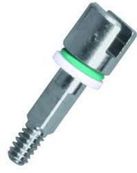 Upper spindle with o-ring and teflon ring