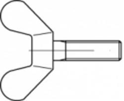Wing screw D316 Stainless steel A4