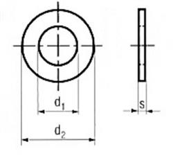 Sluitplaten Din 440R A2