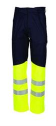 HaVeP® Werkbroek marine/fluo geel 80012