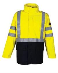 HaVeP® Parka marine/fluo geel 40005