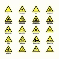 Warning pictograms