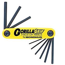 Bondhus opvouwbare inbusset metrisch/inch Gorillagrip