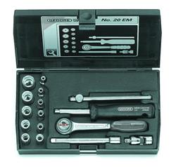 Socket set 1/4'' 20 EMU