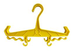 Universal clothes hanger yellow