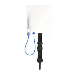 Writing slate quick release with pencil