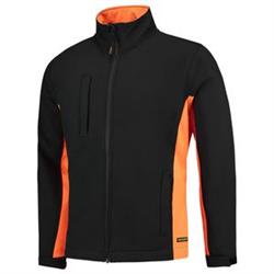Tricorp Softshell bicolor black/orange 402002