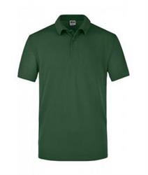 Poloshirt polyester/katoen donkergroen
