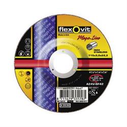 Flexovit doorslijpschijven A24-V-BF42-INOX