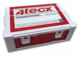 Verbandtrommel B met wandhouder 4Tecx