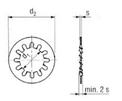Tandveerringen Din 6797A ZW