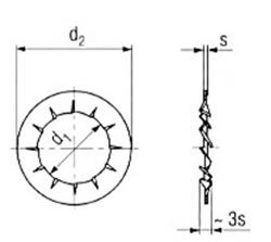 Tandveerringen Din 6798J ELVZ