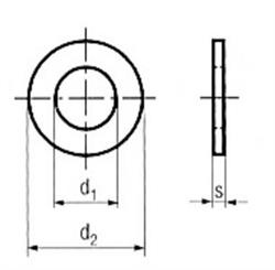 Sluitringen Din 433 ELVZ