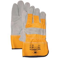 Work gloves cowhide split leather heavy