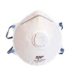 Respiratory masks with valve FFP2
